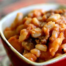 White Beans and Sausage