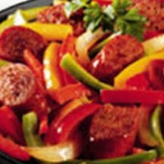 Italian sausage with rice