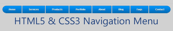 Navigation menu html5-css3-navigation-menu