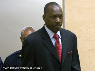 Thomas Lubanga, ancien chef milicien de l'Ituri lors d'une audience à La Cour pénale internationale
