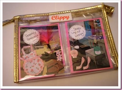 Clippy make Up bag