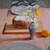 Object: 21503 - “Aan tafel” - 24 x 30 cm - € 2250.=