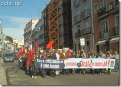 Foto 4 Manif. 1 de Novembro. Nov. 2013