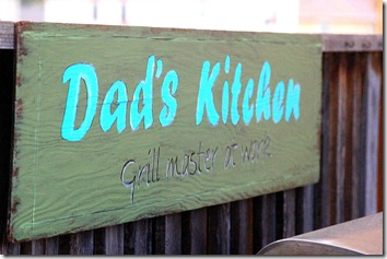 Dads kitchen sign