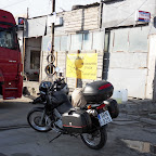 Στάση για φόρτιση του gps σε σταθμό service για φορτηγά, στην πόλη Lyubimets της Βουλγαρίας