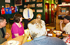 Renny Chu, Administrative Assistant to the office of the LBUSD Superintendent, addresses the group at the Progressive Dinner Party Long Beach Fundraiser for Save LBUSD Middle School Sports on June 5, 2011. Renny Chu, Administrative Assistant to the office of the LBUSD Superintendent, addresses the group at the Progressive Dinner Party Long Beach Fundraiser for Save LBUSD Middle School Sports on June 5, 2011.
