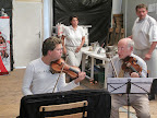Rehearsal at Verbier Festival's Kitchen, Rachlin and Kuschnir