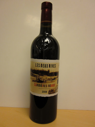 Les Deux Rives Corbières Rouge 2009, Languedoc-Roussillon, France ($11 SRP, 12.5% abv)