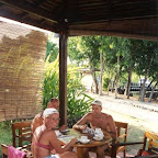 Tea after diving at the divecenter