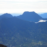 Gunung Tujuh as seen from Gunung Kerinci (Daniel Quinn, April 2010)