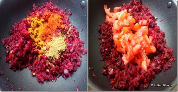 Easy beetroot masala recipe