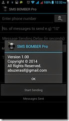 تطبيق SMS Bomber Pro لإرسال رسائل الSMS بشكل متتابع لأى شخص للأندرويد - سكرين شوت 4