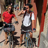 03/07/2010 Saragozza. Giacomo e Nicolas. ciclorastas straight from Italy!