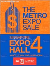 The METRO Expo Sale 2013 Singapore Deals Offer Shopping EverydayOnSales