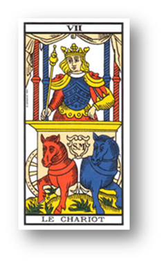 El carro. Tarot de Grimaud El carro. Tarot de Grimaud