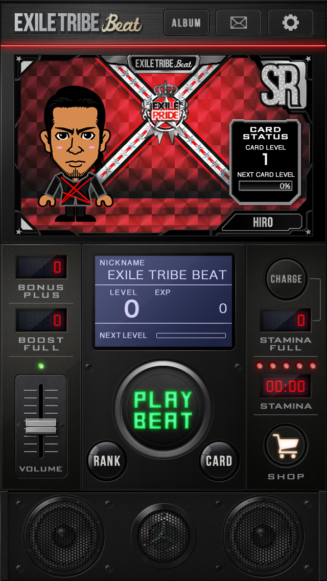 Android application EXILE TRIBE BEAT screenshort