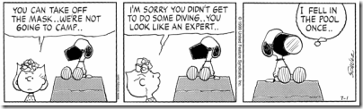 1999-07-01 - Snoopy as a diving expert