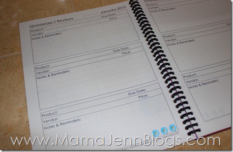 2013 Blogging Planner {FREE Printable}