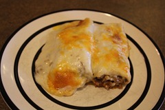 Ground Beef and Green Chili Enchiladas