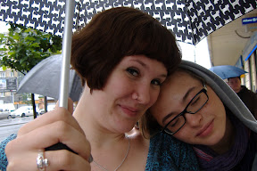 It's raining. Linn is pumped. Alexi is drained.