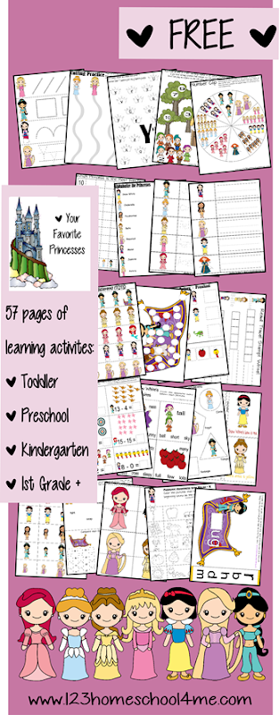 FREE Disney Princess Worksheets for Kids - toddler, preschool, preK, kindergarten, and first grade activities to help them practice counting, addition, building words, which one is different, opposites, word families, matching, and more. FREE Disney Princess Worksheets for Kids - toddler, preschool, preK, kindergarten, and first grade activities to help them practice counting, addition, building words, which one is different, opposites, word families, matching, and more.