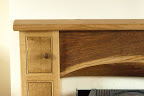 Oak fire surround
