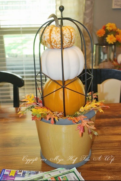 pumpkin topiary how to DIY Pumpkin topiary how to DIY