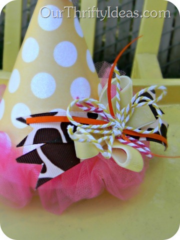 tutorial diy birthday hat our thrifty ideas