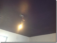 after painted ceiling
