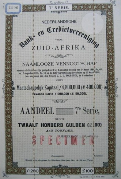 NEDBANK DUTCH SHARE NR 1909