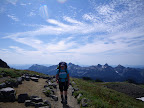 Gorgeous skies along the Pebble Creek extension of the Skyline Trail.