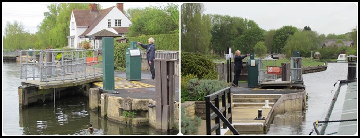 B June operates Locks