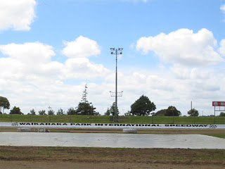 Home of speedway racing in Auckland, Waikaraka Family Speedway. Painting of the track wall 0.5 Km in length and refurbishment of the signage.