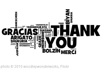 'thank you note for every language' photo (c) 2010, woodleywonderworks - license: http://creativecommons.org/licenses/by/2.0/
