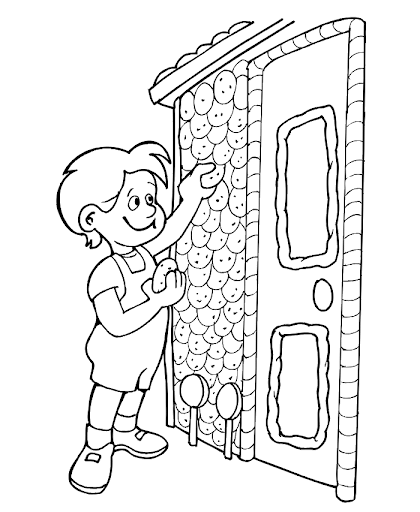 CUENTO DE HANSEL Y GRETEL PARA COLOREAR – Dibujos para colorear