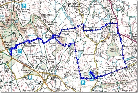 Alderley Edge Hare Hill circuit