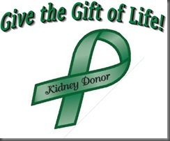 Kidney gift of life