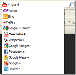 motori di ricerca nel browser