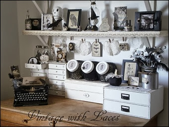 Black and White Halloween Decoration Black and White Halloween Decoration