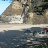 Pitching Tents on the Sand