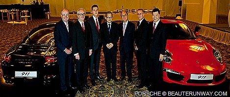 Porsche AG, Porsche Asia Pacific, Stuttgart Auto and Hong Leong Finance Porsche 911 and Porsche Financial Services Ritz Carlton