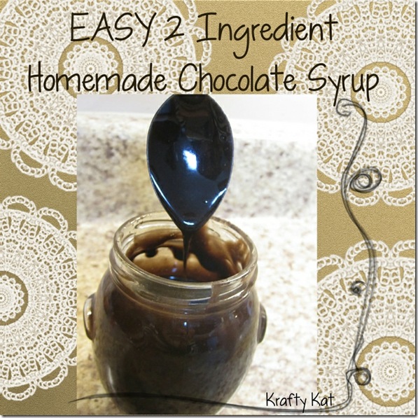 EASY Chocolate Syrup EASY Chocolate Syrup