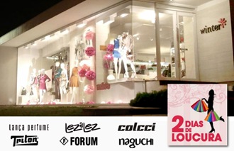 Loja Winter multimarcas em Curitiba realiza a promoção 2 Dias de Loucura com preços especiais. loja winter curitiba 2 dias de loucura1