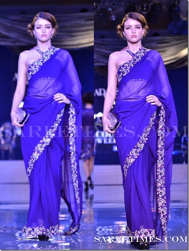 Adarsh_Gill_Blue_Saree