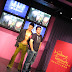 Posing on the runway with Aaron Kwok at Madame Tussauds in The Peak, Hong Kong