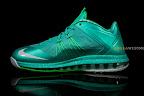 LEBRON X LOW, KOBE 8 and KD V Nike Easter Collection nike lebron 10 low ss green white 2 04 LEBRON X LOW, KOBE 8 and KD V Nike Easter Collection