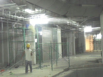 Pemasangan Plafon di Mall