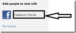 chat with facebook friends