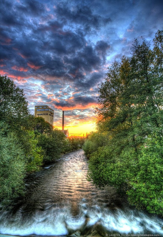 Sunset over Freiburg Ganter brewery[3]