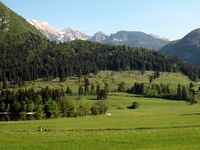 Pogled proti Pokljuškim goram